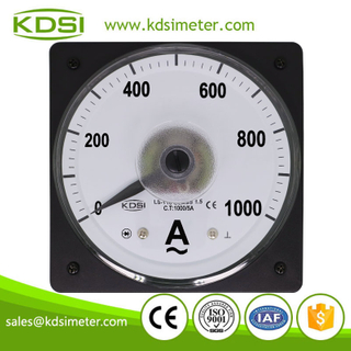 High quality professional LS-110 AC1000/5A wide angle ac panel analog amp current meter