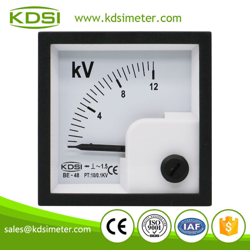 20 Years Manufacturing Experience BE-48 AC Voltmeter AC12KV 10/0.1KV with rectifier ac analog voltmeter