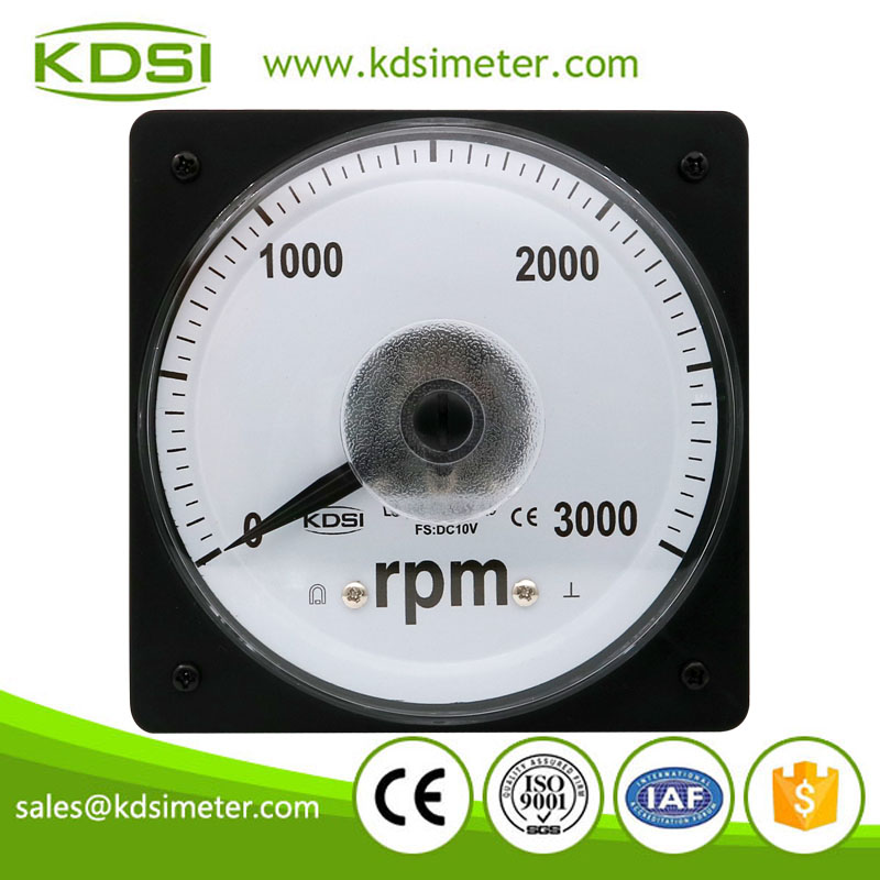 CE Approved LS-110 DC10V 3000rpm analog panel rpm car speed meter