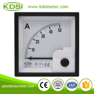 Portable precise BE-72 DC50A direct analog panel dc high precision ammeter