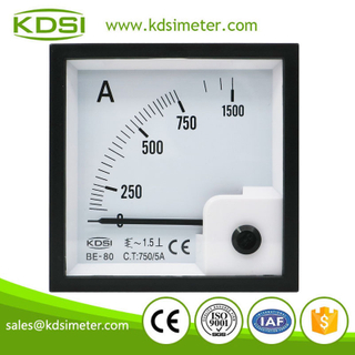 Factory direct sales BE-80 AC750/5A analog ac amp panel meter