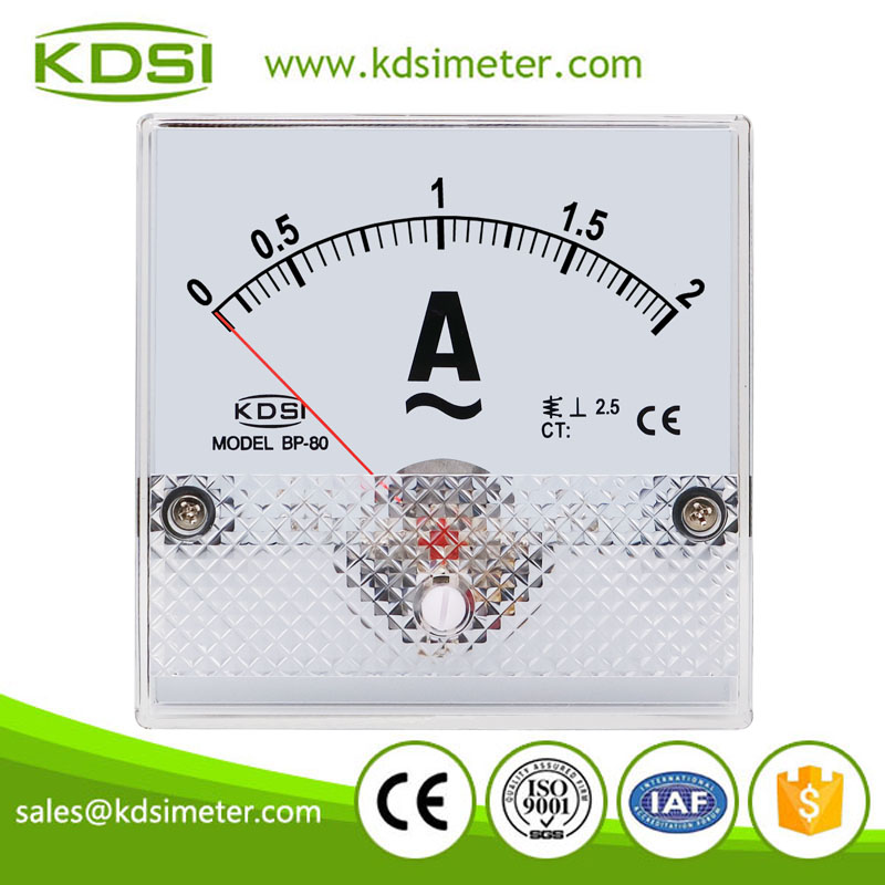20 Year Top Manufacturer of CE,ISO passed BP-80 AC2A panel analog ac ammeter