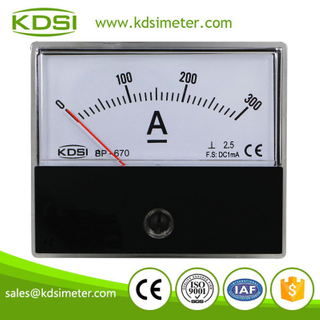 BP-670 DC Ammeter DC1mA 300A high precision dc amp panel meter,Battery charger meter