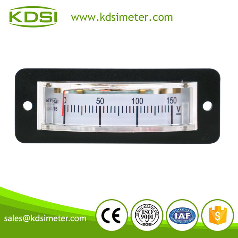 High quality BP-15 DC150V dc analog thin edgewise panel mount voltmeter
