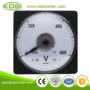 Portable precise LS-110 DC600V analog dc panel voltage meter