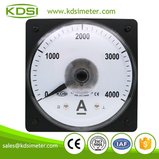 KDSI Electronic Apparatus LS-110 DC75mV 4000A Wide Angle DC Analog Amp Current Panel Meter
