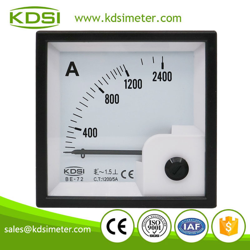 CE certificate BE-72 AC1200/5A analog ac panel ampere indicator