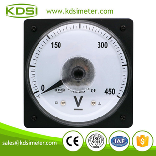 CE Approved LS-110 DC4-20mA 450V wide angle analog dc panel voltage meter