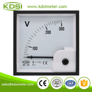 Portable precise BE-96 AC300V panel analog ac ammeter ac voltmeter