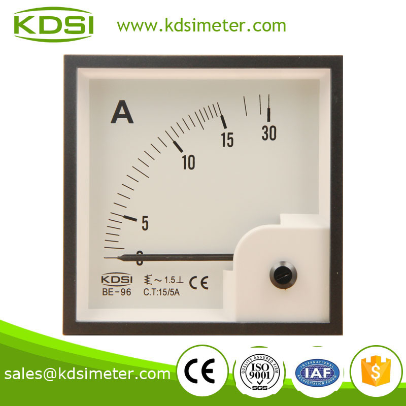 BE-96 96*96 AC Ammeter AC15/5A analog marine ammeter