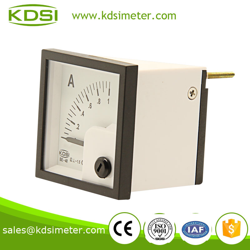 BE-48 48*48 DC Ammeter DC1A taiwan technology amp panel meter