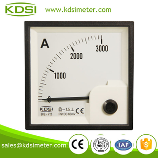 High quality BE-72 72*72 DC 60mV 3000A ammeter voltmeter
