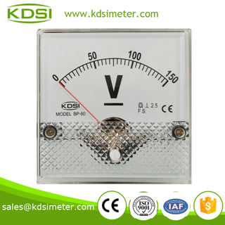 High quality professional BP-80 DC150V panel analog dc voltmeter