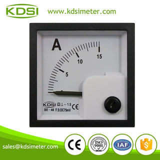 Hot sales BE-48 48*48 DC75mV 15A panel ampere meter