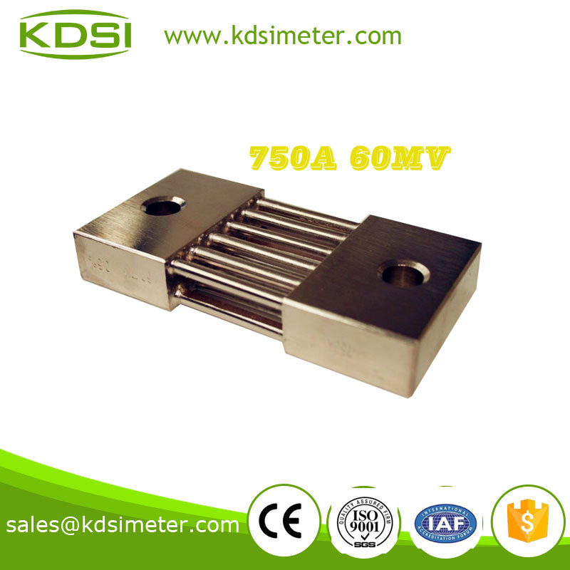 Industrial universal Shunt 60MV 750A electrical shunt