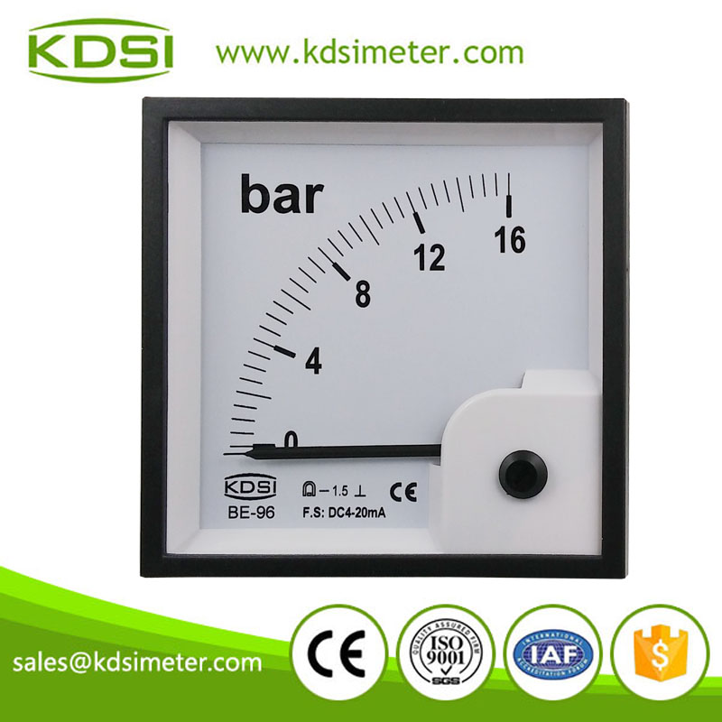 Portable precise BE-96 96*96 DC4-20mA 16bar current pressure panel meter