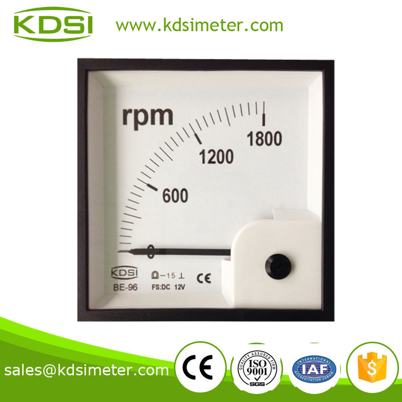 Taiwan Technology BE-96 96 * 96 DC12V 1800RPM voltage tachometer