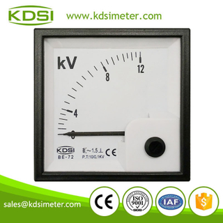 20 years Professional Manufacturer BE-72 AC10/0.1KV 12KV ac voltmeter display