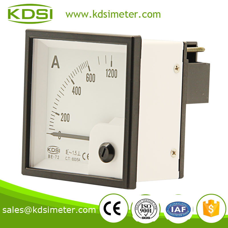 Easy installation BE-72 AC600 / 5A analog current meter