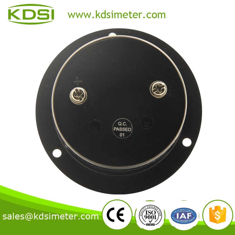 Factory direct sales BO-65 DC25V 40-65V customized scale analog dc round panel mount voltmeter