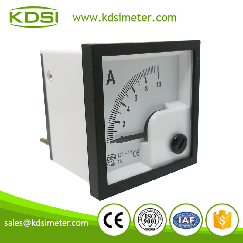 Small & high sensitivity BE-48 DC10A analog dc ampere meter