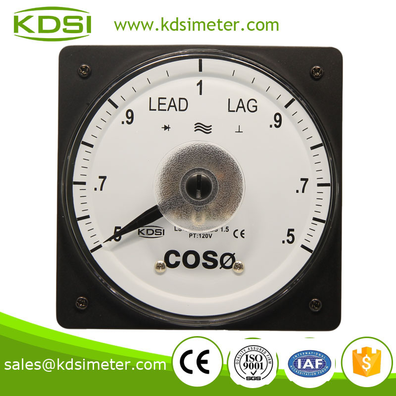 Automotive LS-110 5A 120V 0.5lead-1.0-0.5lag Cos power factor meter